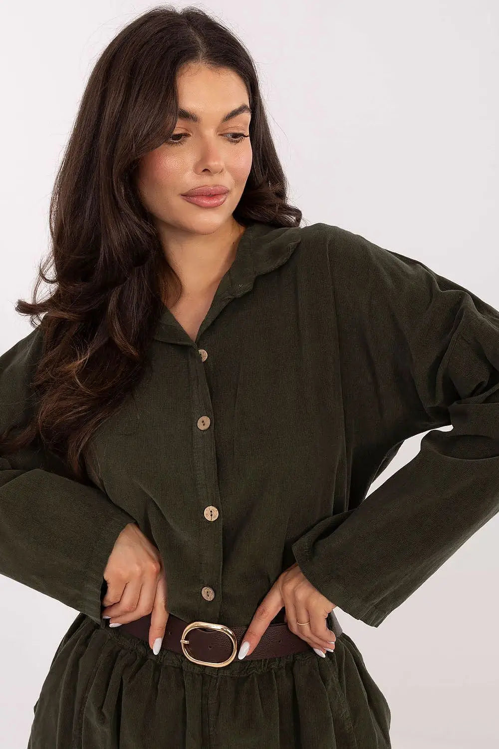 Camicia a manica lunga da donna in viscosa - 220822