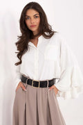 Camicia da donna con colletto alla coreana - 219446