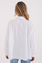 Camicia casual da donna in cotone elasticizzato - 223329