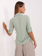 Camicia Classica in Cotone Stretch con Maniche Lunghe (Lisa)