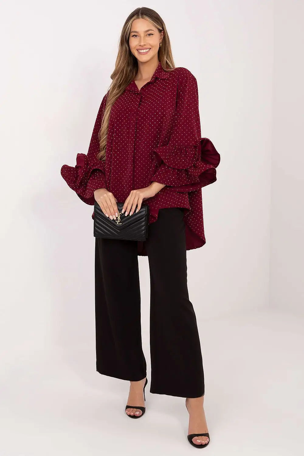 Camicia da donna con strass - 222148