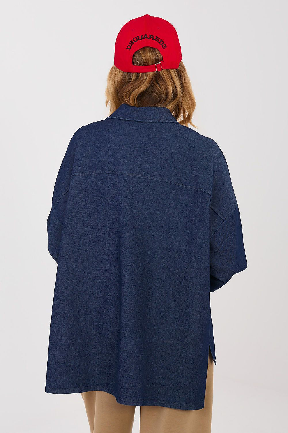 Camicia denim da donna con maniche lunghe - SARA - 224204
