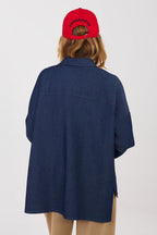 Camicia denim da donna con maniche lunghe - SARA - 224204