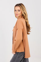 Camicia da donna in cotone elasticizzato dal taglio