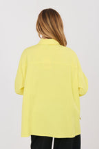 Camicia da donna in cotone elasticizzato dal taglio