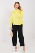 Giallo / Universale Camicia da donna in cotone