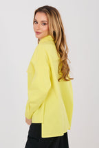 Camicia da donna in cotone elasticizzato dal taglio