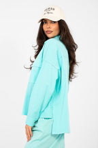 Camicia da donna in cotone elasticizzato dal taglio