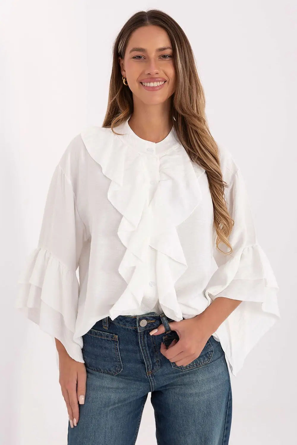 Camicia elegante da donna in viscosa di alta qualità