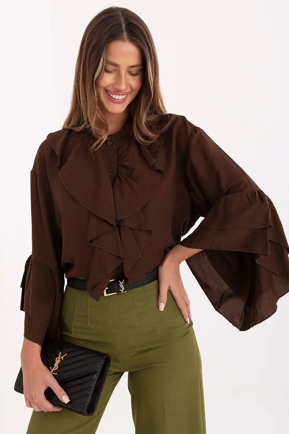 Camicia elegante da donna in viscosa di alta qualità