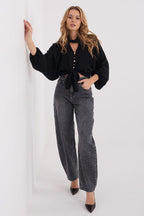 Camicia elegante in viscosa con maniche lunghe - 223170