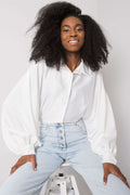 Bianco / Universale Camicia a manica lunga da donna - 161915