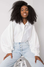 Bianco / Universale Camicia a manica lunga da donna - 161915