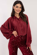 Rosso / Universale Camicia a manica lunga da donna - 161915
