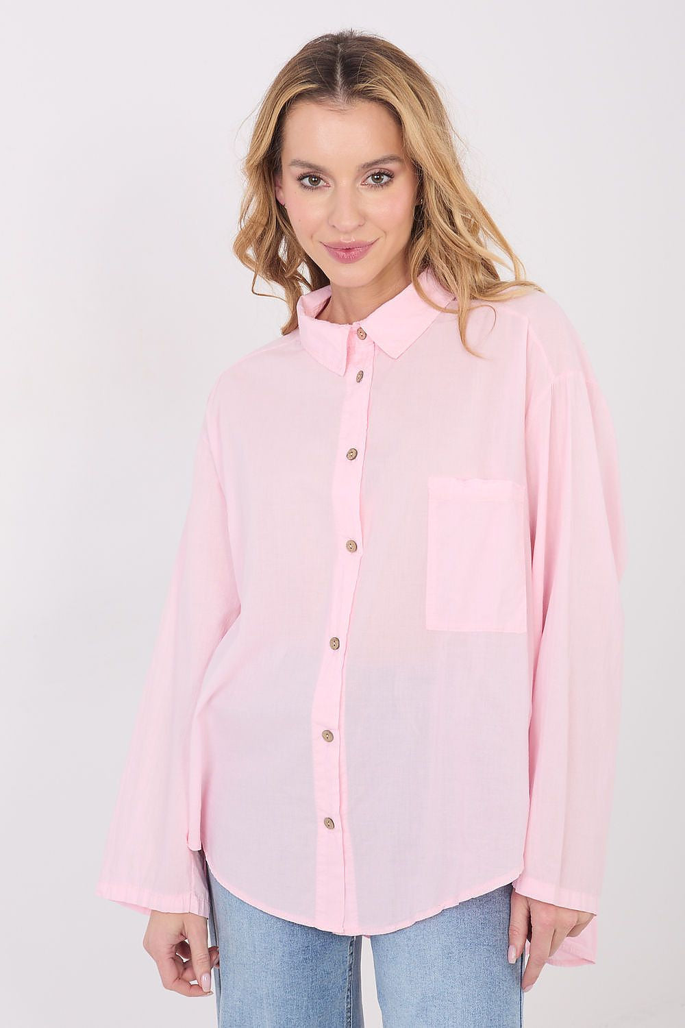 rosa / universale Camicia a manica lunga model 223315