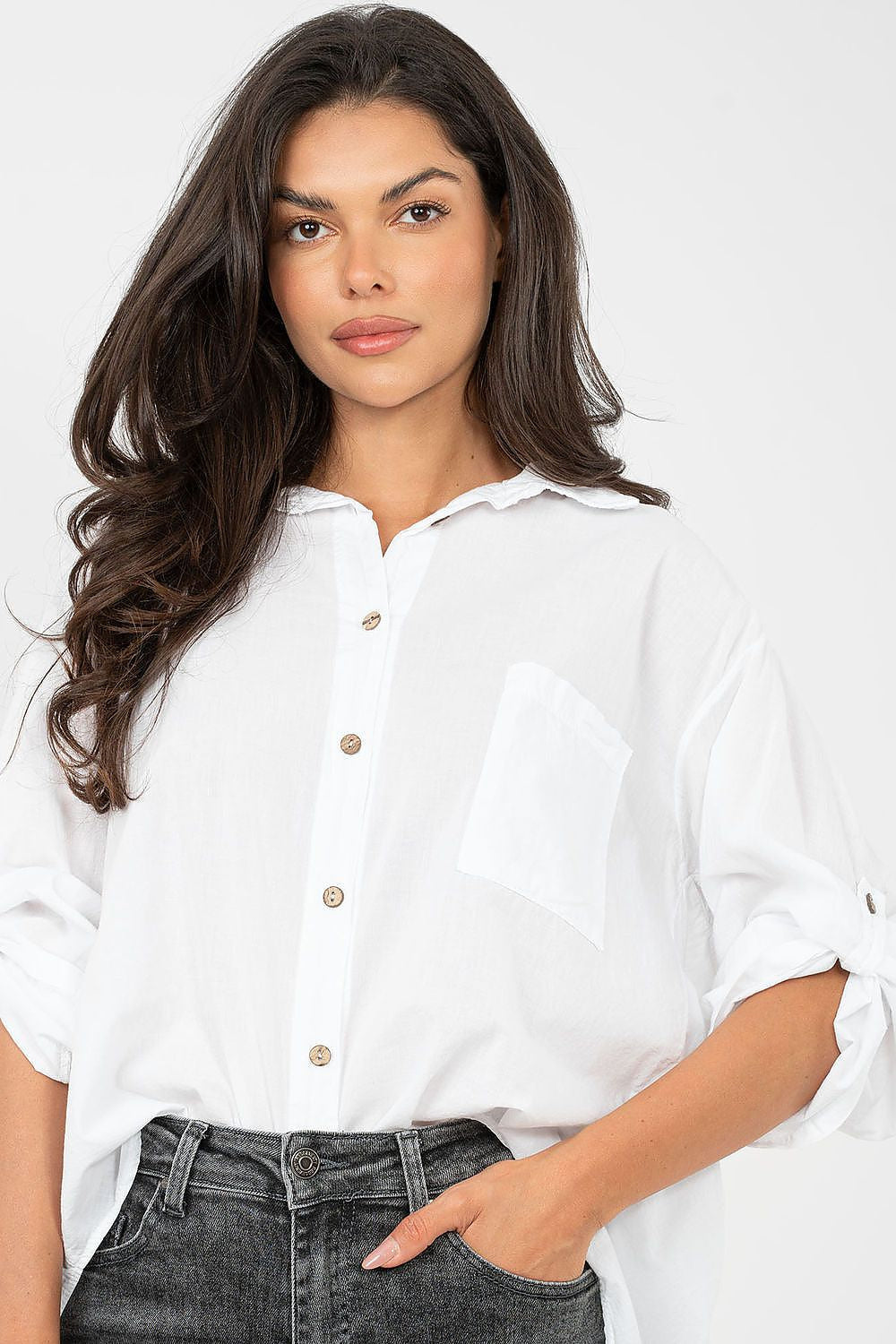 Camicia a manica lunga model 223315