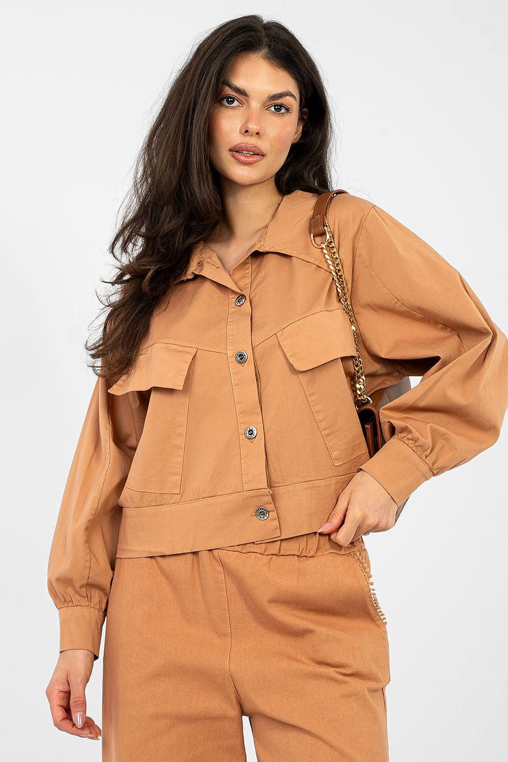 Arancione / Universale Camicia a manica lunga model 224290