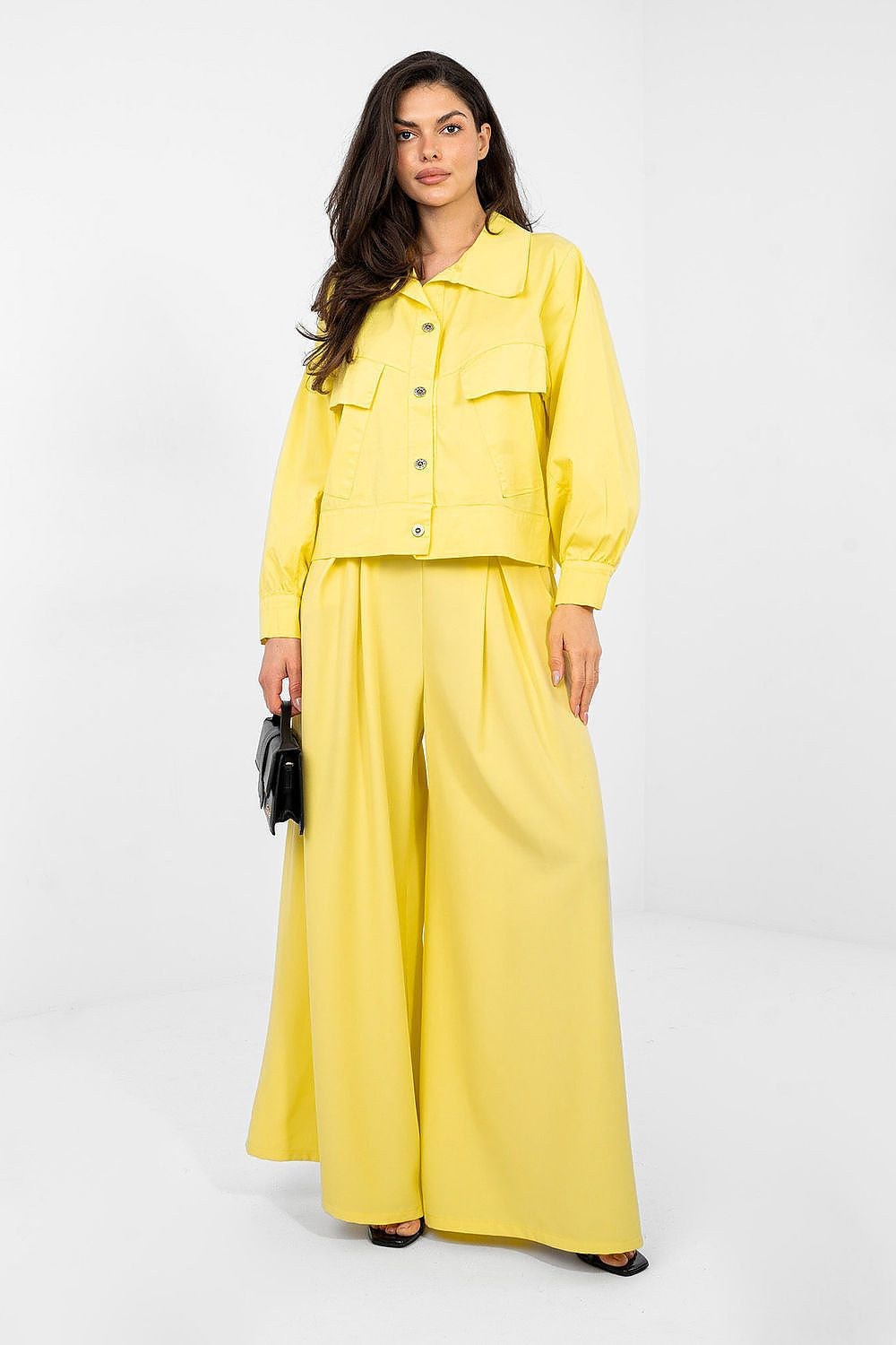 Giallo / Universale Camicia a manica lunga model 224290