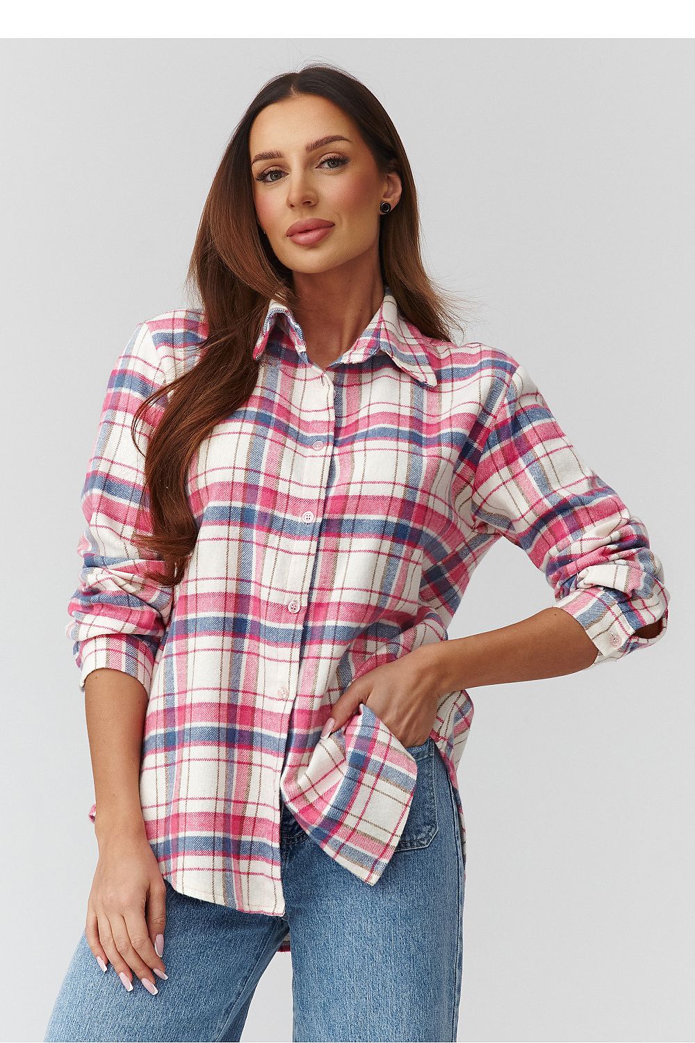 Camicia a manica lunga quadri - 223228