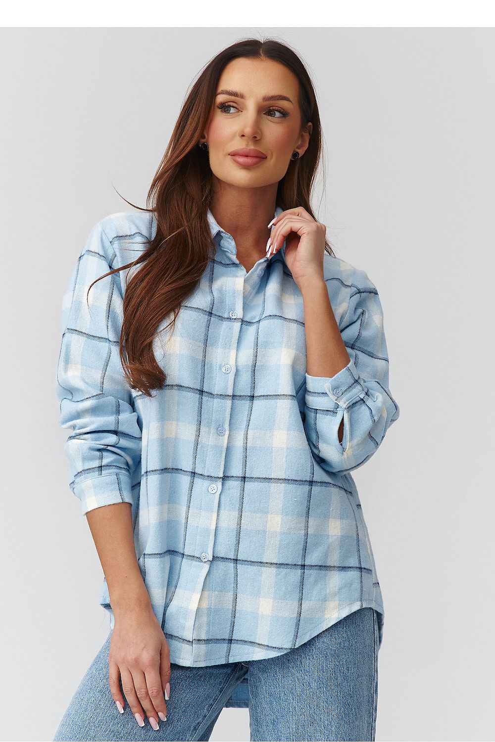 Camicia a manica lunga quadri - 223228