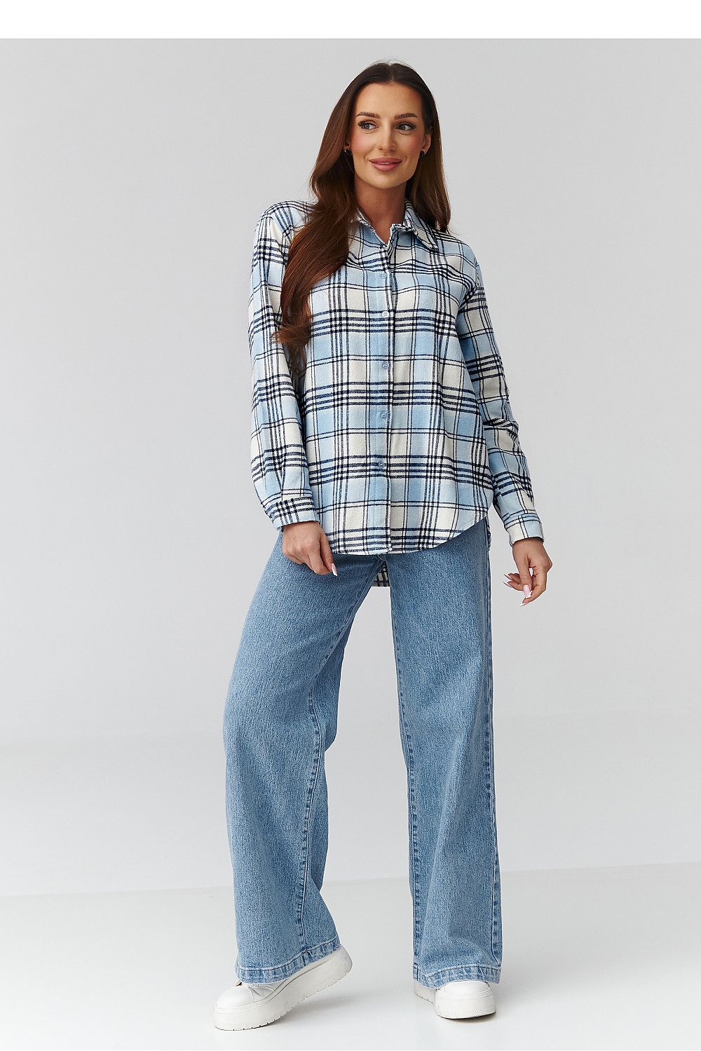 Camicia a manica lunga quadri - 223228