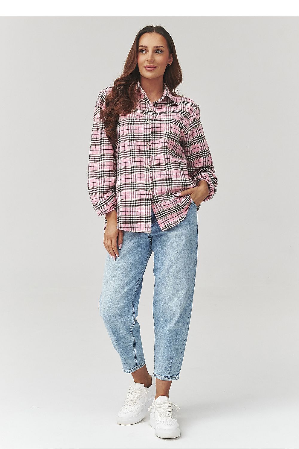 Camicia a manica lunga quadri - 223228