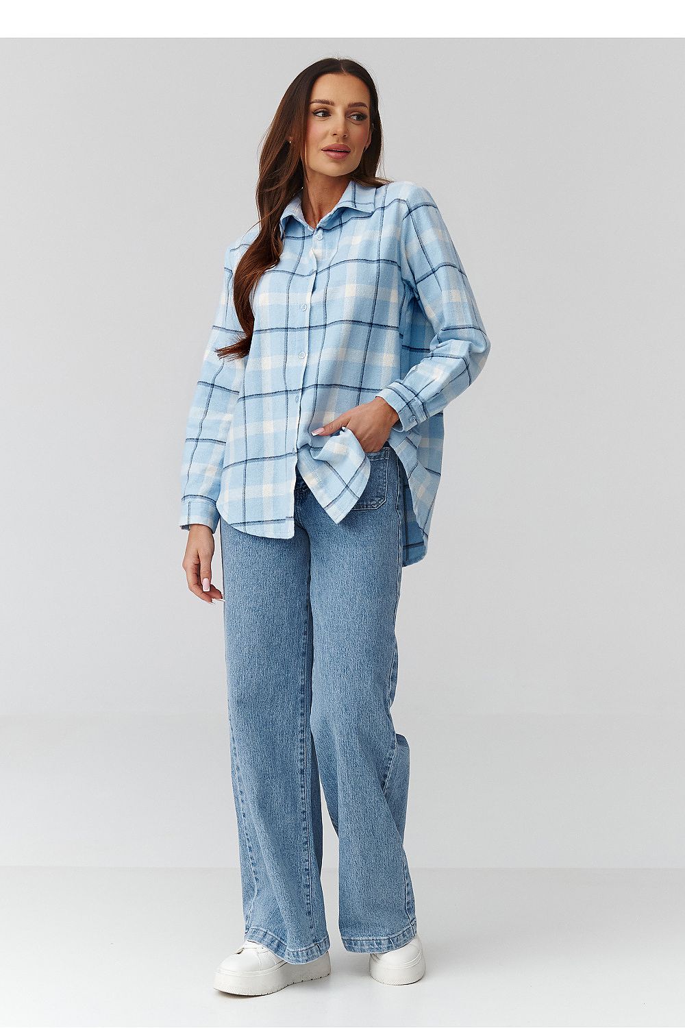 Camicia a manica lunga quadri - 223228