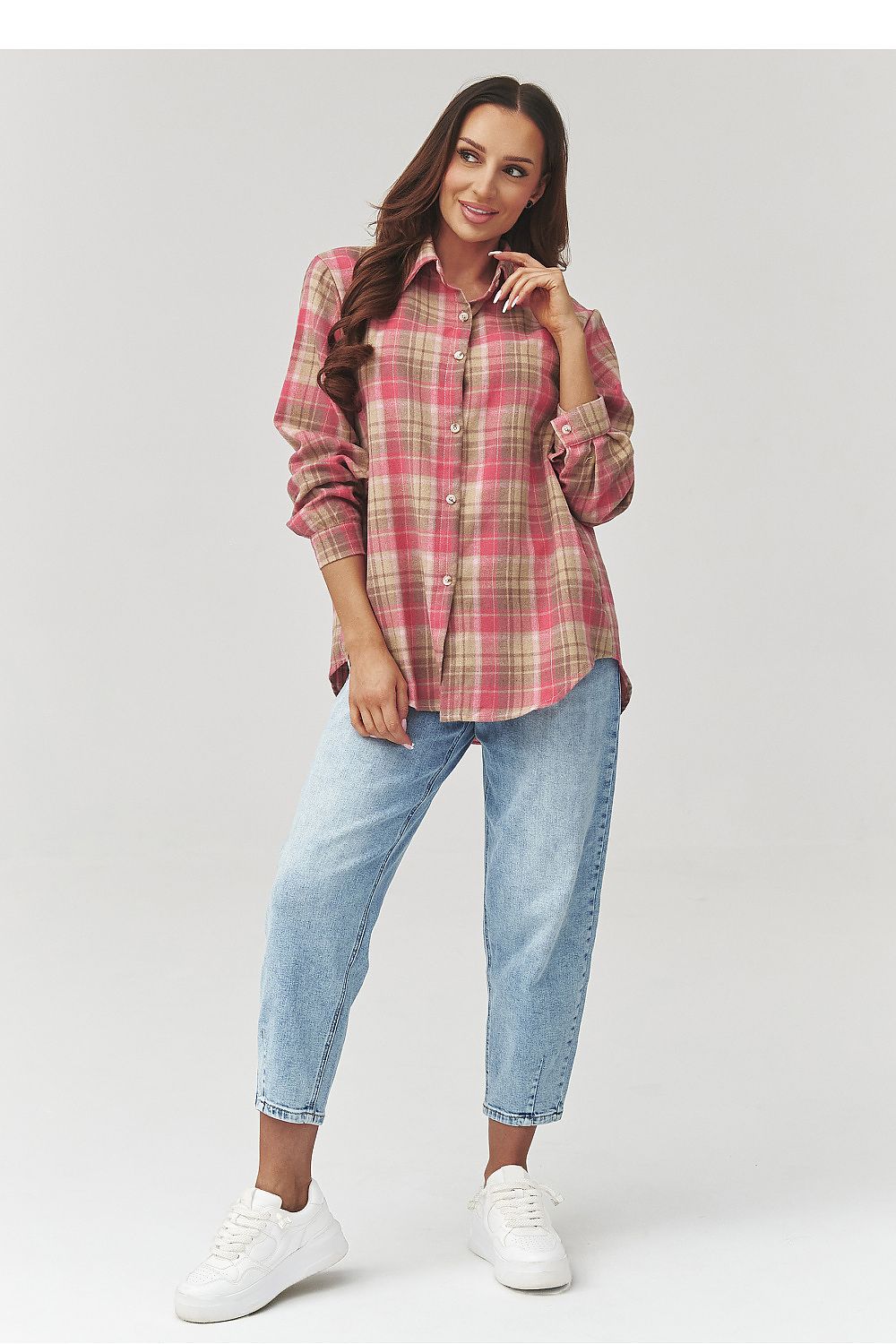 Camicia a manica lunga quadri - 223228