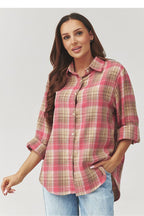 Camicia a manica lunga quadri - 223228