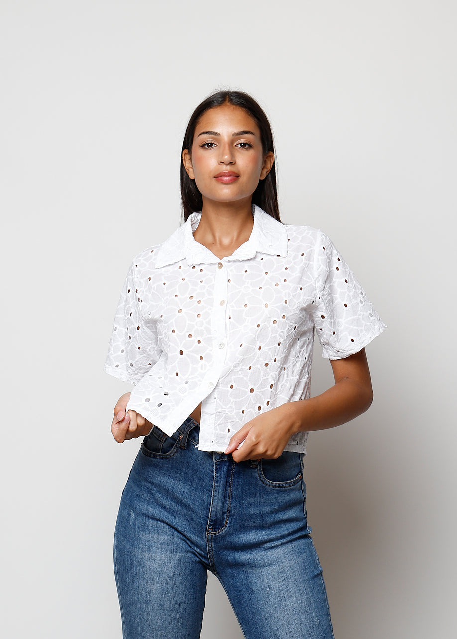 Blusa in cotone