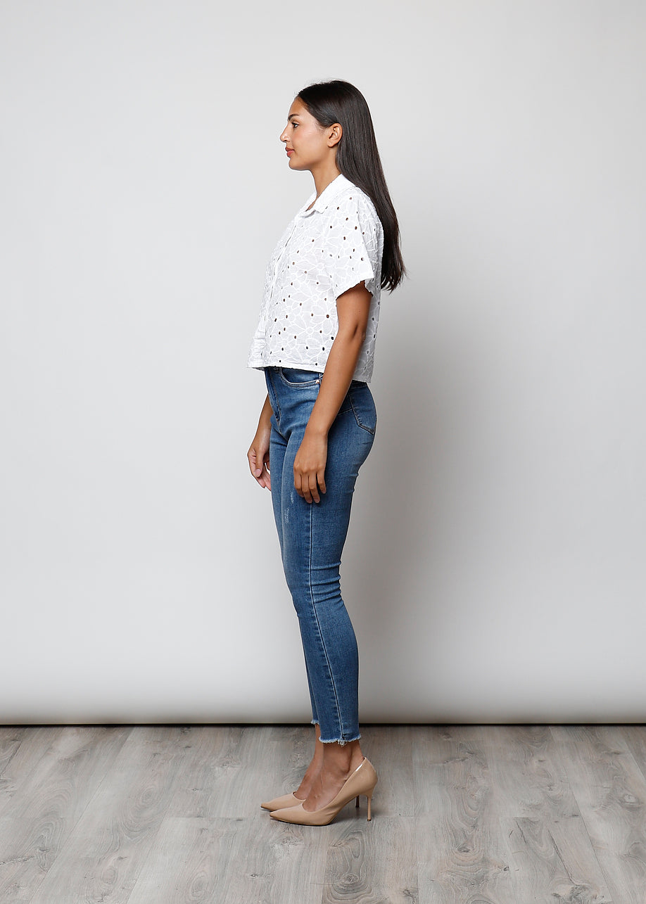Blusa in cotone