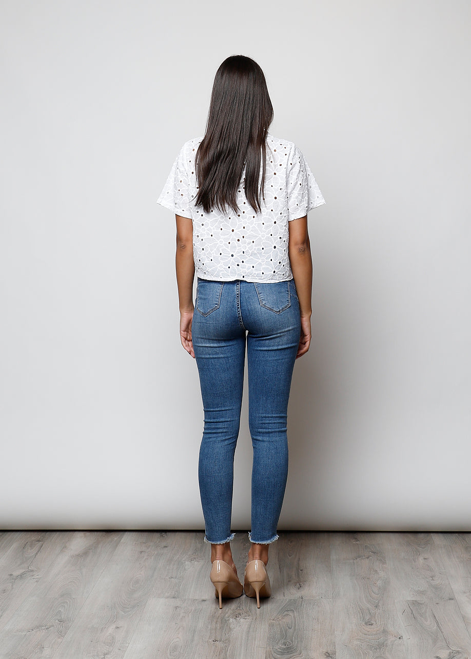 Blusa in cotone