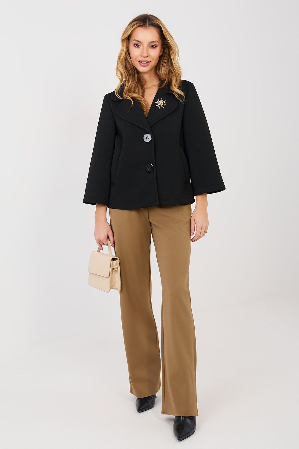 Cappottino corto strutturato maniche 3/4 - GAIA - 223773