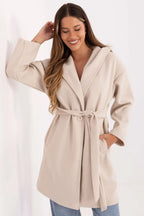 Cappotto casual da donna al ginocchio - 217248