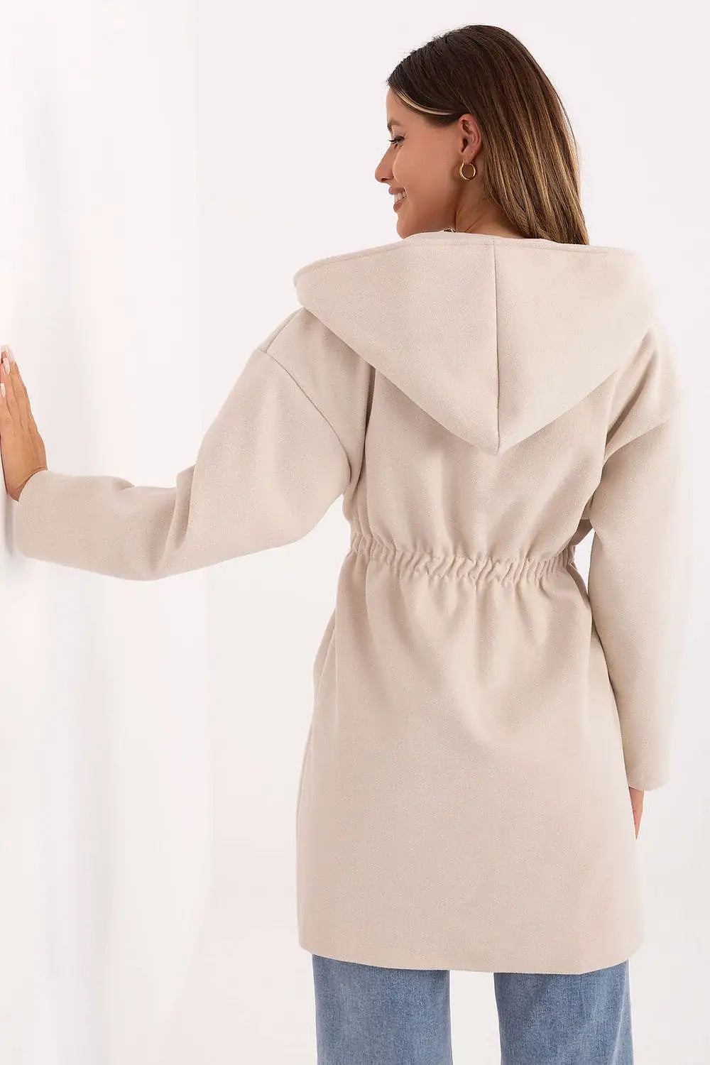 Cappotto casual da donna al ginocchio - 217248