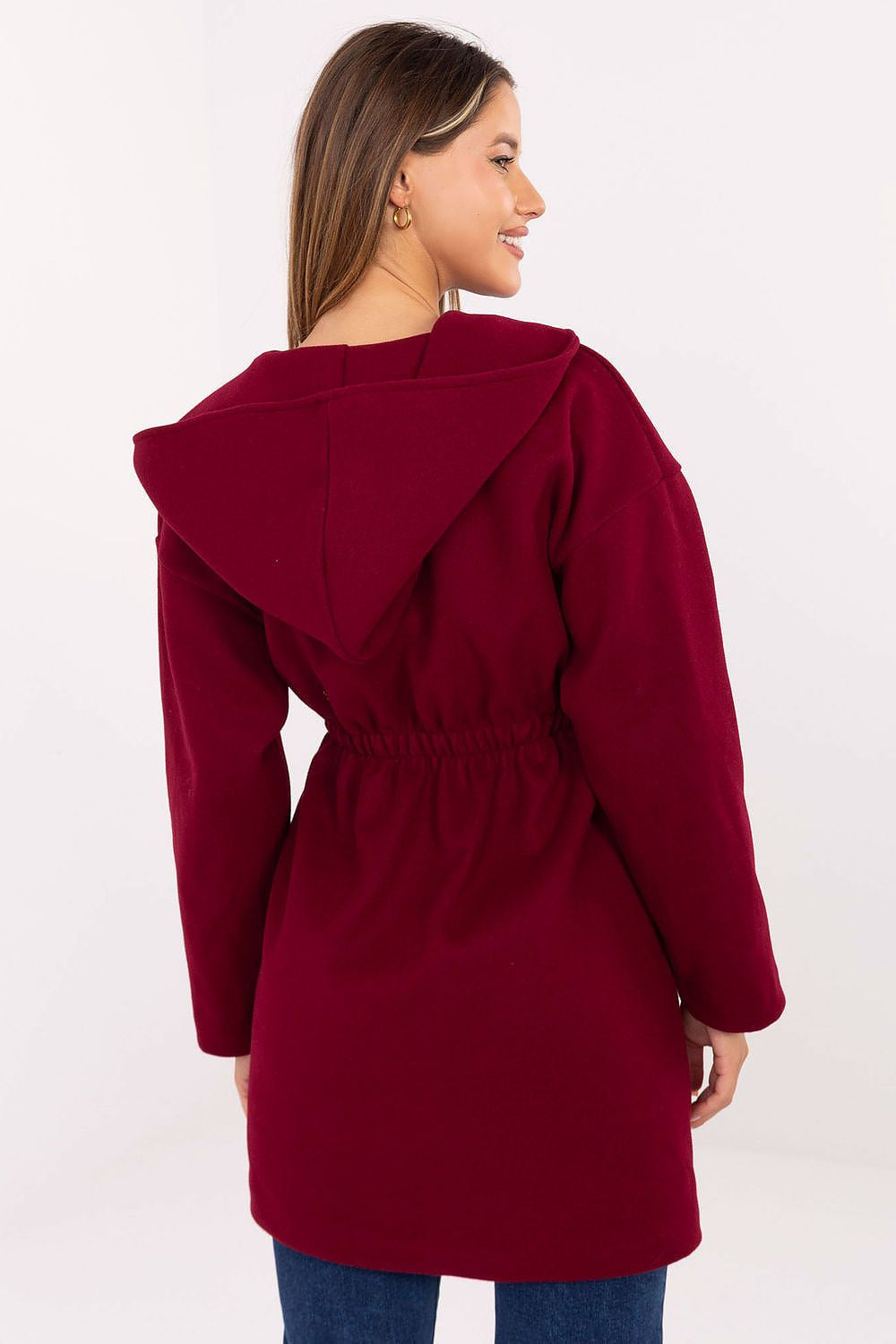 Cappotto casual da donna al ginocchio - 217248