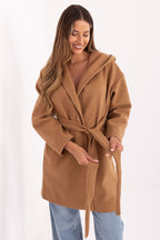 Marrone 3 / Universale Cappotto casual da donna