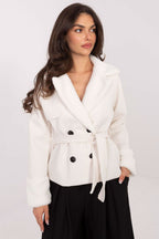 Beige 2 / Universale Cappotto corto foderato da donna