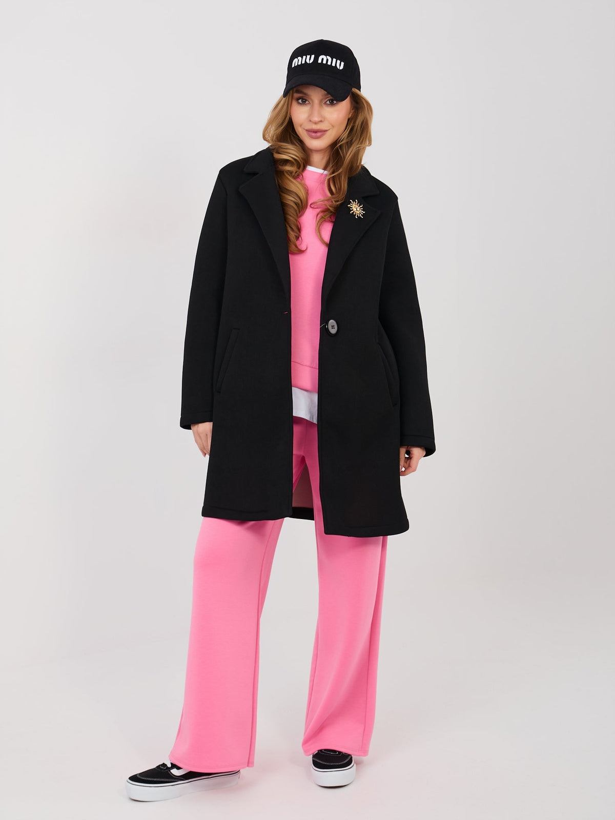 Nero / ONE SIZE Cappotto corto mezza stagione (Audrey)