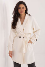Beige / Universale Cappotto da donna foderato lunghezza