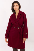 Rosso / Universale Cappotto da donna foderato lunghezza