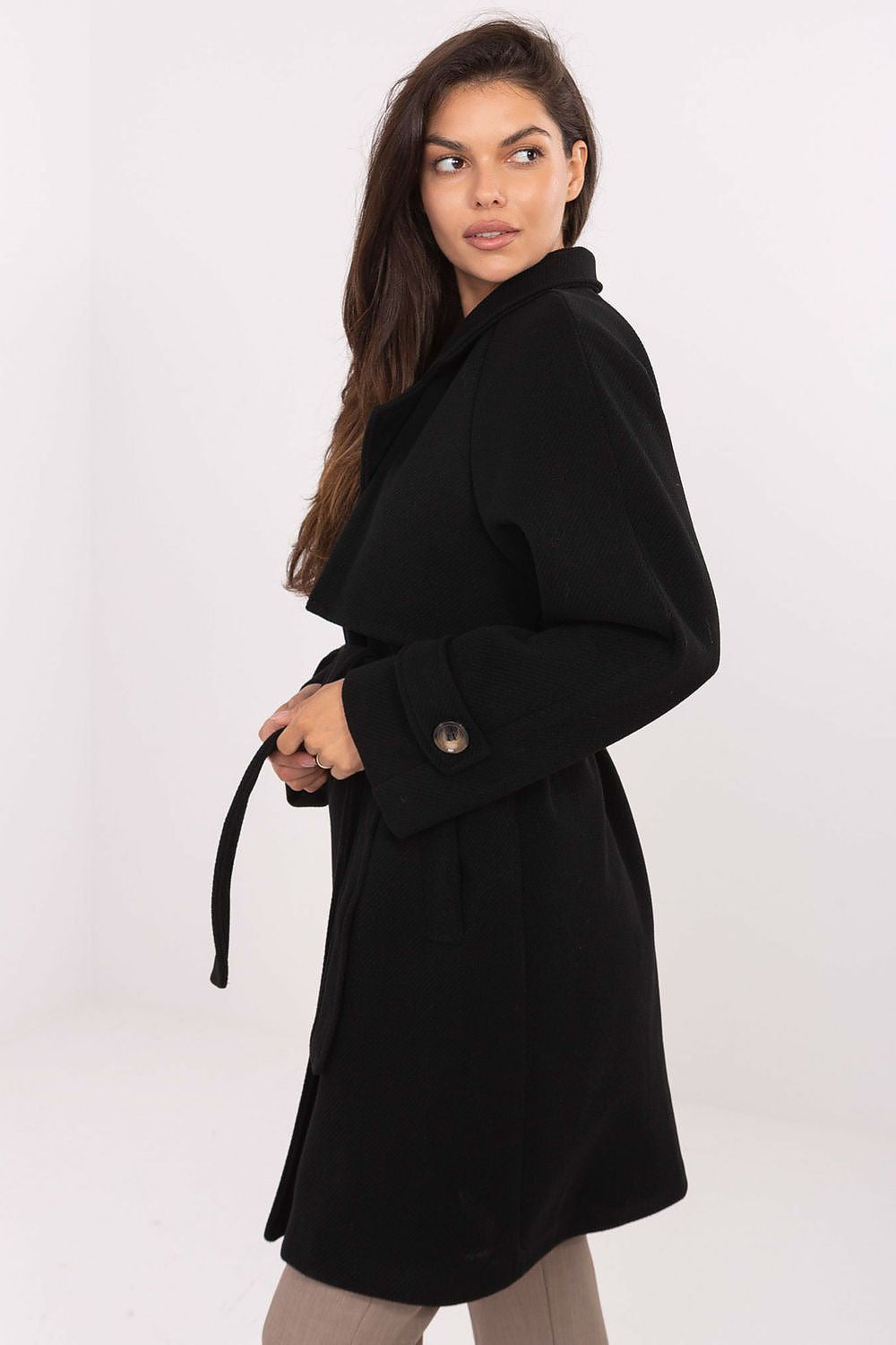 Cappotto da donna foderato lunghezza al ginocchio - 217995