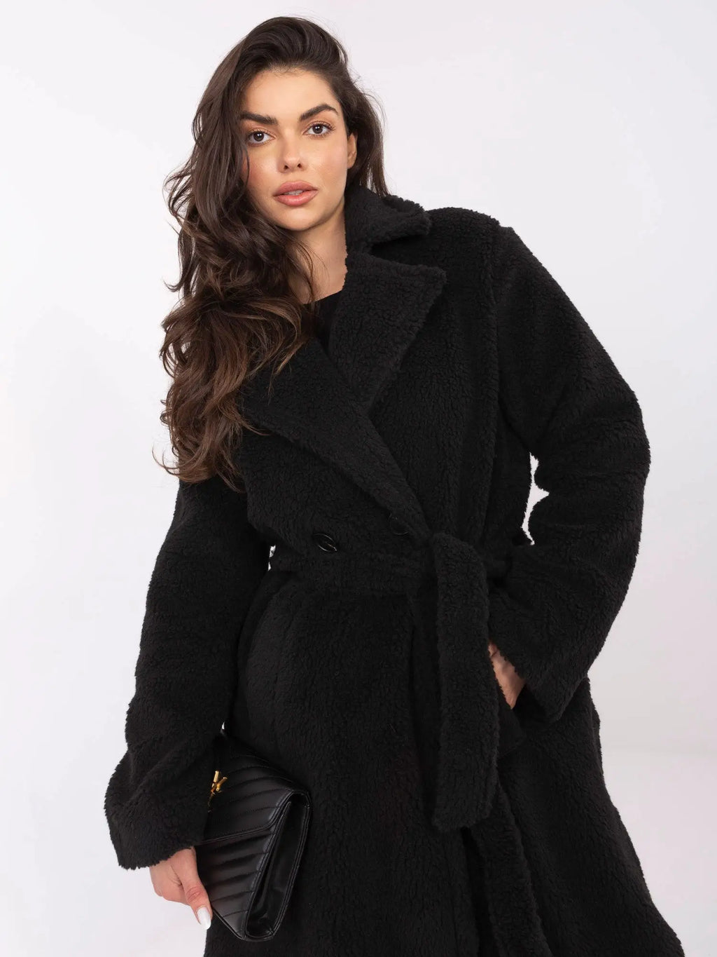 Cappotto eco-montone elegante e versatile - 221384