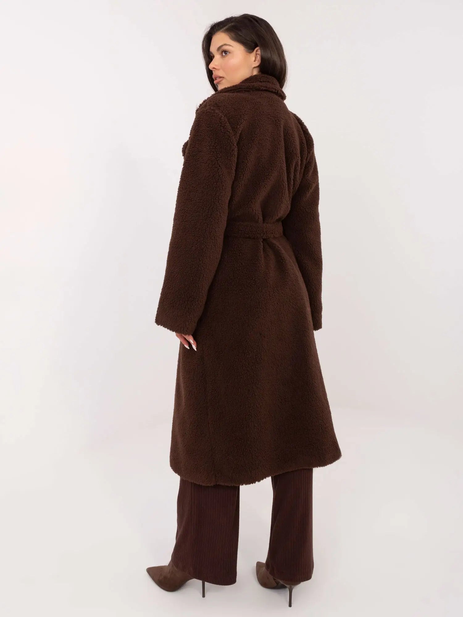 Cappotto eco-montone elegante e versatile - 221384