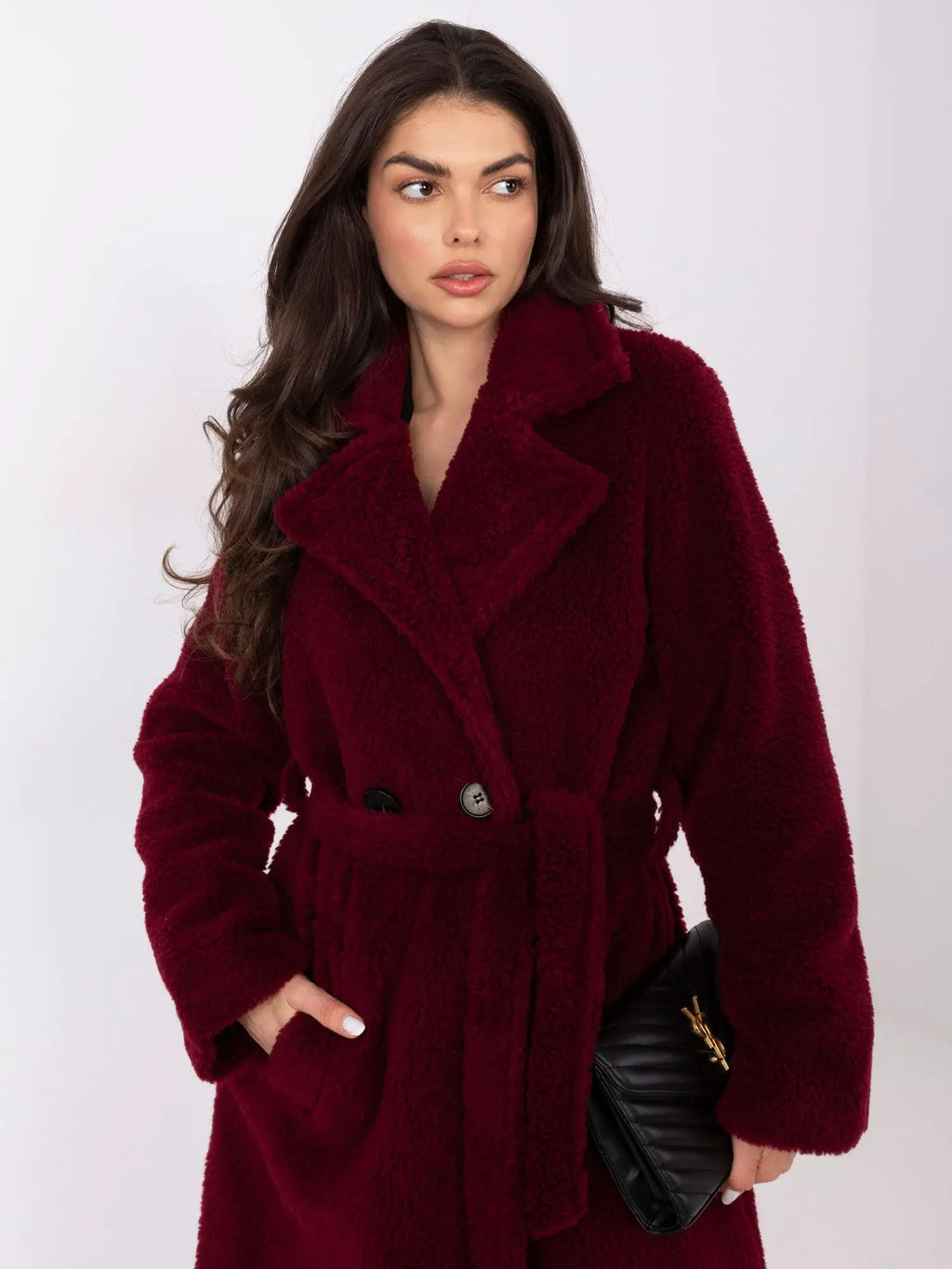 Cappotto eco-montone elegante e versatile - 221384
