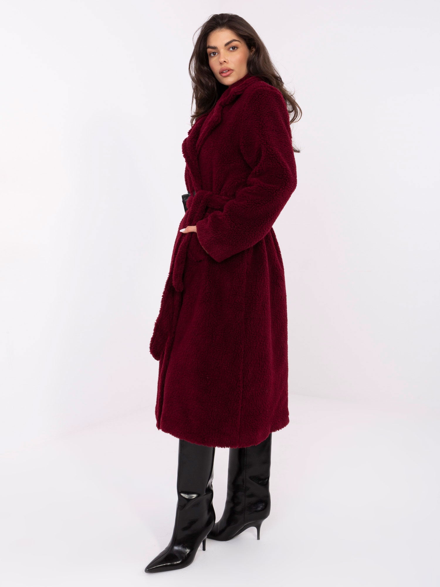 Cappotto eco-montone elegante e versatile - 221384
