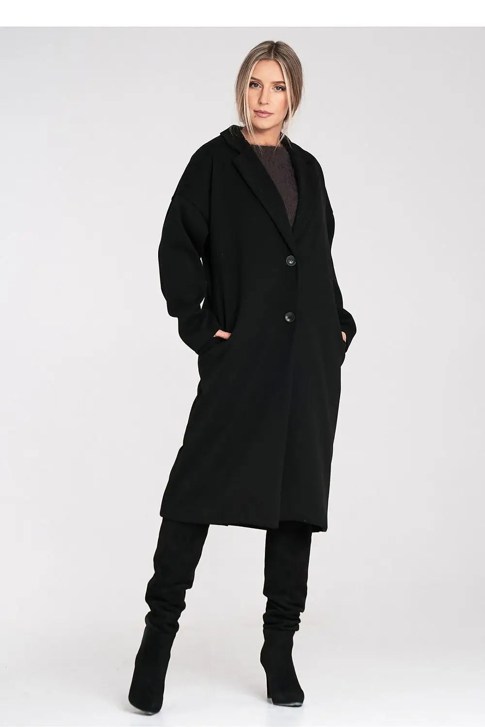 Cappotto lungo con bottoni - 217104