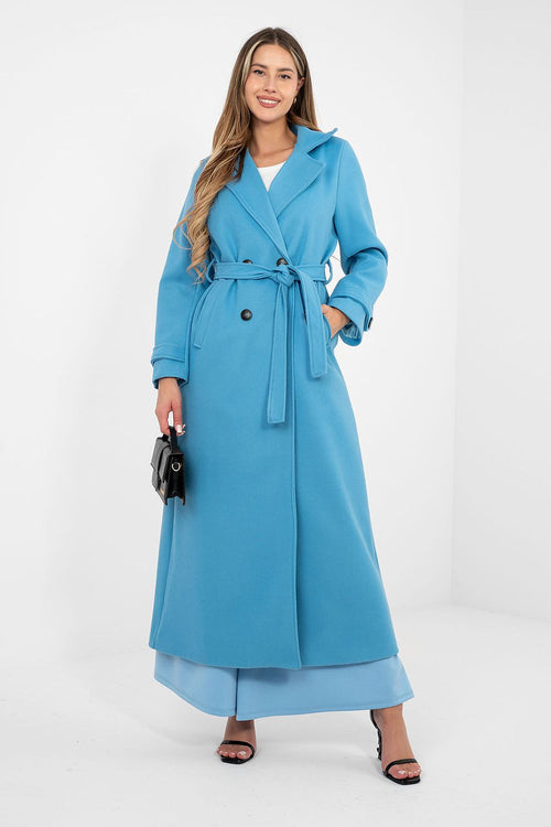 Azzurro / universale Cappotto lungo - MAYA - 220940