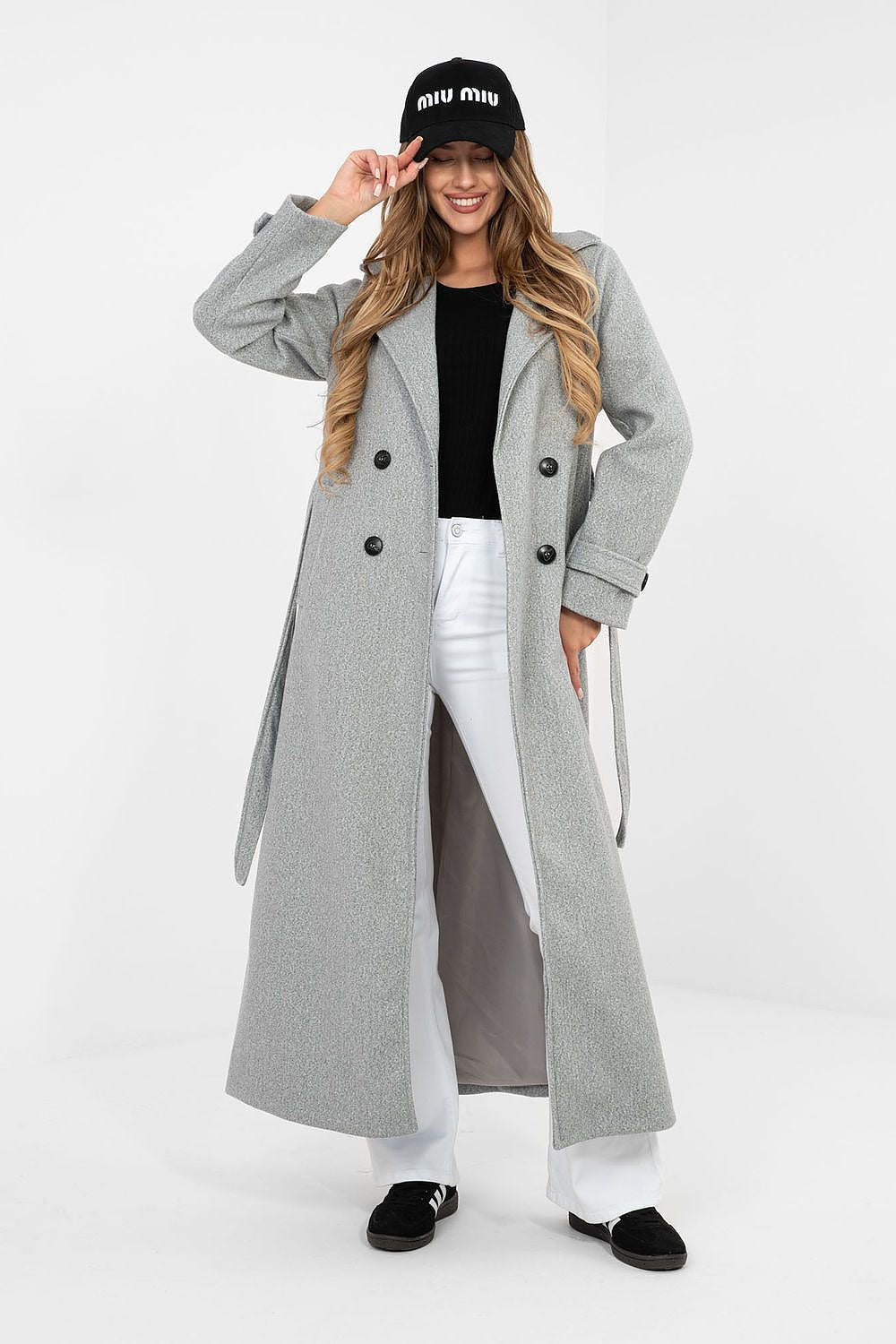 Grigio / universale Cappotto lungo - MAYA - 220940