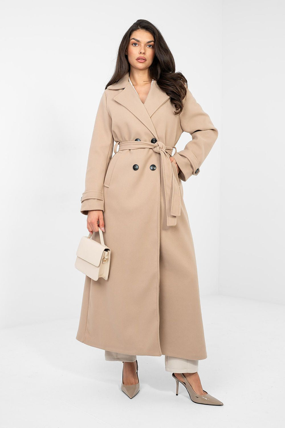 Beige / universale Cappotto lungo - MAYA - 220940